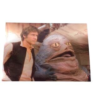 Star Wars Special Ed ChromArt Jabba The Hutt & Han Solo Collectible Wall Art